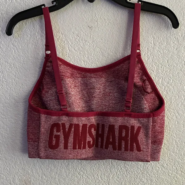Gymshark Burgandy Flex High Waisted Burgandy Workout Activewear Set XS - Image 11
