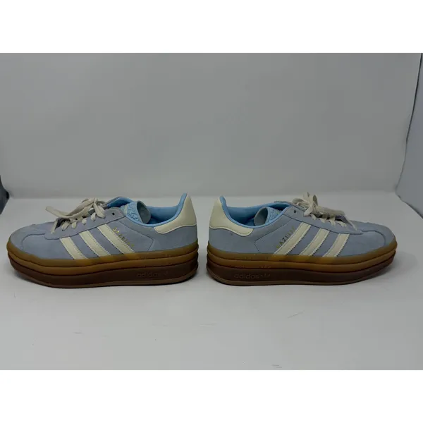 Adidas Gazelle Bold Platform Sneaker Light Blue Cream Gum Women Size 6.5 - Image 10