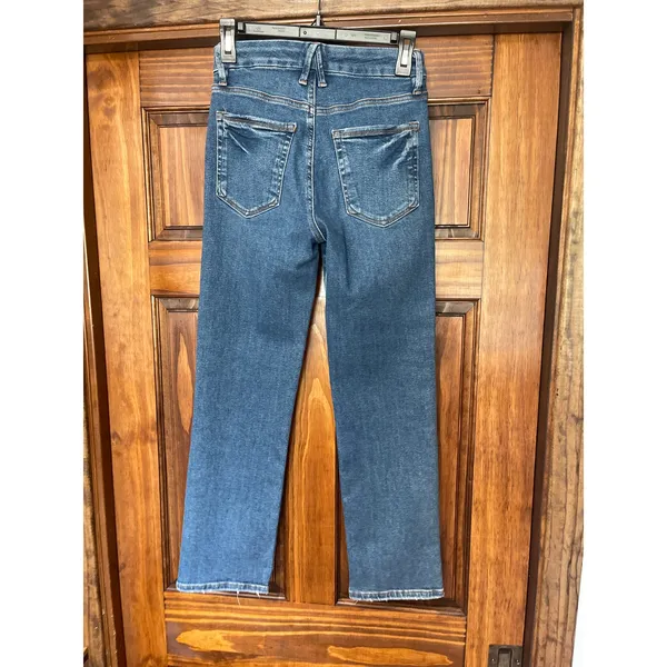 Good American straight ankle cropped jeans size 27 - Image 3