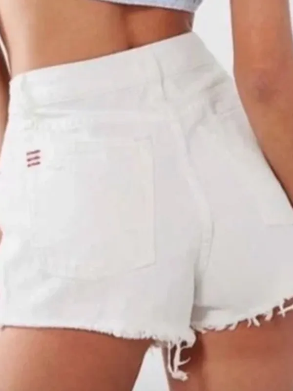 BDG White Distressed Denim Cutoff Shorts Pelmet Women’s Size W 31 - Image 6