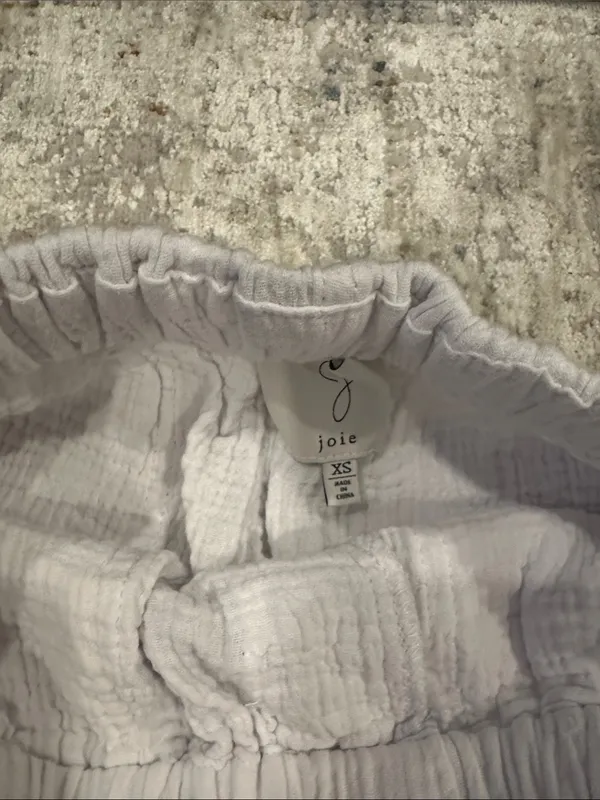 White Cotton pants Size XS - Image 4
