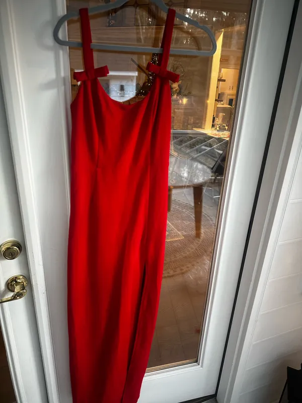 Red Lulus Maxi Dress - Image 5