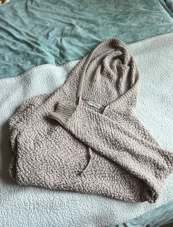 Peach Love California Oversized Hooded Sweater - Image 2