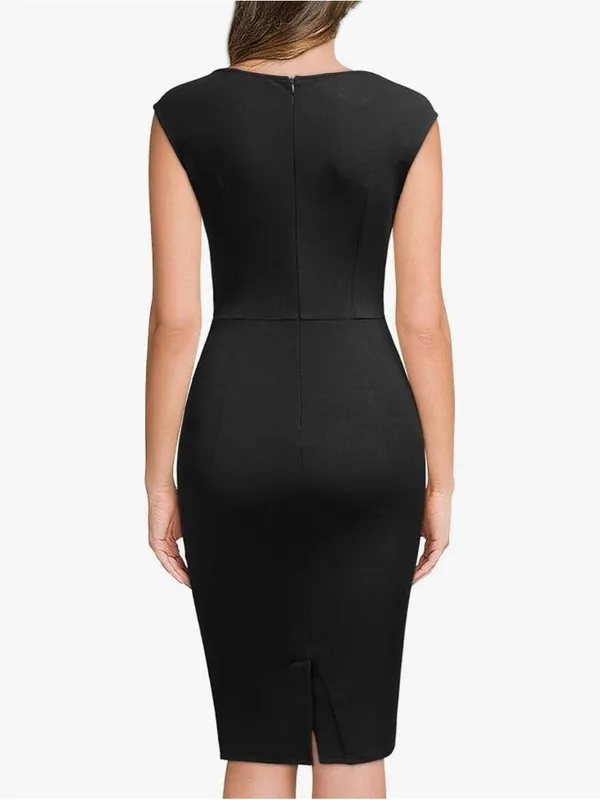 Miusol Black Retro Cocktail Sleeveless Dress Dize M NWT - Image 2