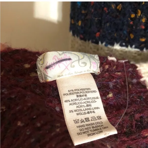 Free People Multicolor Knit Scarf - Image 9