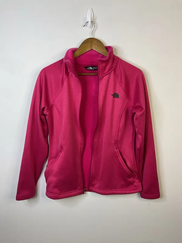 The North Face Pink Zip-Up Jacket Size Medium  - Image 5