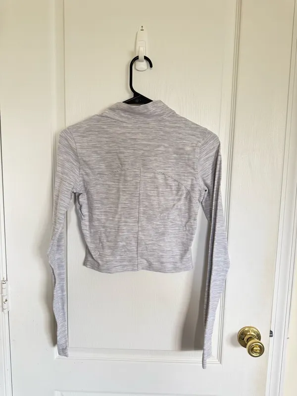 Lululemon All Aligned Mock Neck Long Sleeve Wee Are From Space Nimbus Battleship - Image 4
