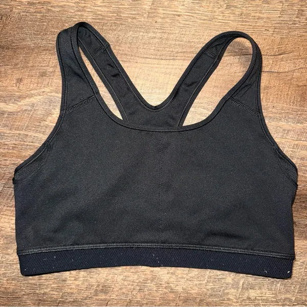 Nike Women's Black Sports Bra Size Medium - Image 4