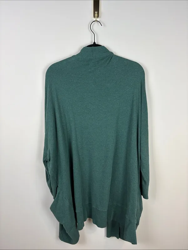 Pact Airplane Wrap Cardigan 100% Organic Cotton Womens XL XXL Green - Image 8