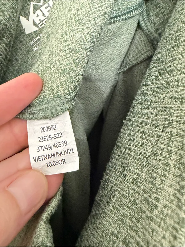 REI Co-Op Women’s High Rise Pocket Ankle Leggings in Textured Green - Size M - Image 5
