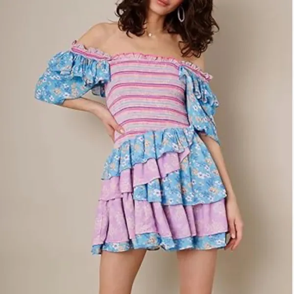 Yvonne & Love Floral Mini Dress - Image 2