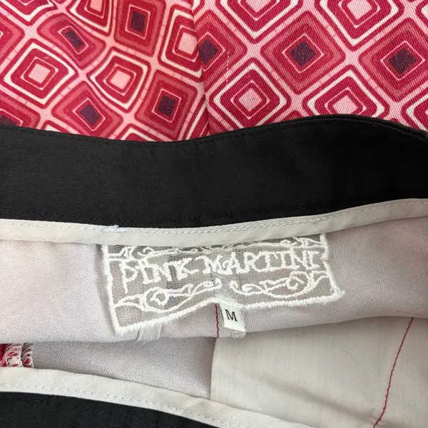 Pink Martini Geometric Patterned Trouser Pants‎ Pink Size medium - Image 4