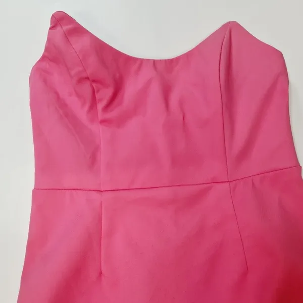 Superdown stevie sweetheart mini dress in pink XS - Image 4