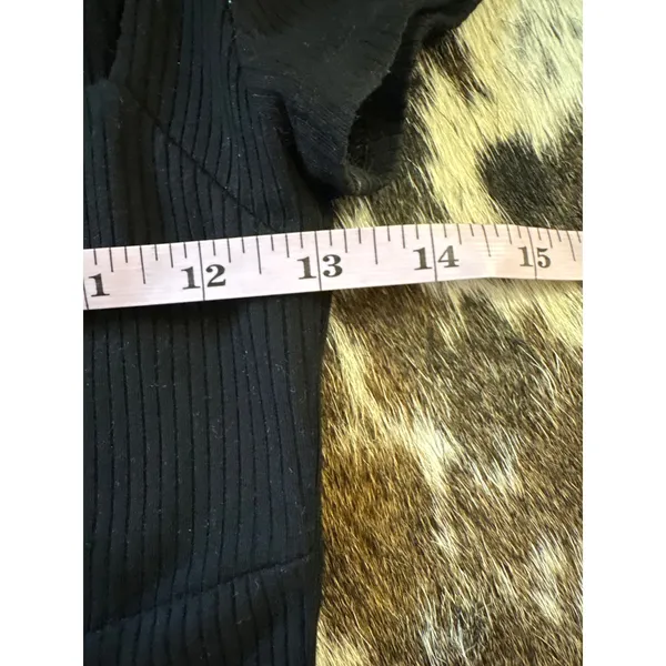 Reformation Emely Knit Top Black Ribbed Size‎ Small - Image 7