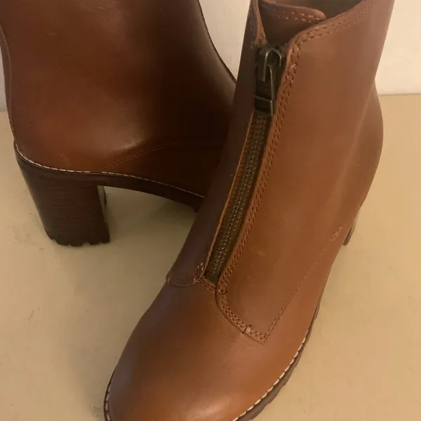 Madewell women leather heel The Alyce boots size 6.5 - Image 12