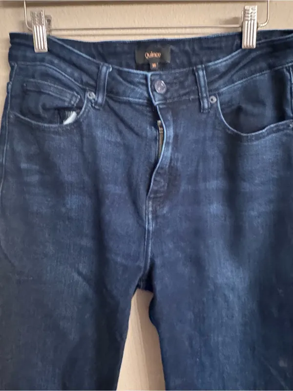 QUINCE Bella Stretch Straight Jeans - Image 3