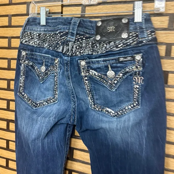 Miss Me Mid Rise‎ Bootcut Jeans Size 26 - Image 3
