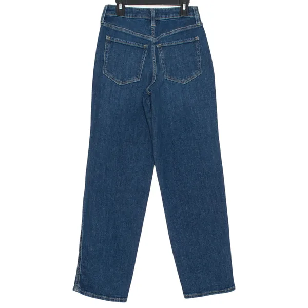 NEW Old Navy Jeans OG Loose High Rise Carpenter Wide Leg‎ Workwear Baggy Blue 00 - Image 2