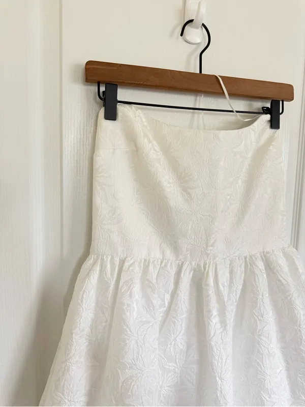 Amanda Uprichard Addison Dress in Ivory - Image 6