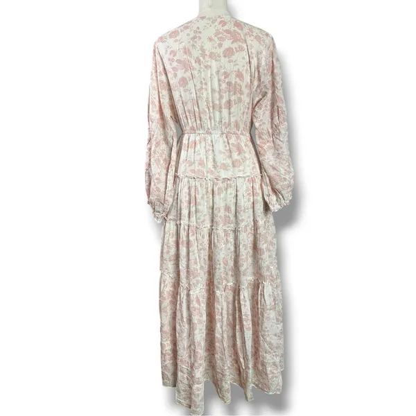 Free People Ethereal Dainty Cottage Pappiet Midi Dress Maxi Top Size Medium - Image 7