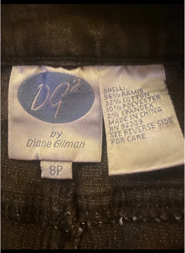 Diane Gilman Cute brown DG2 jeans, size 8 petite! - Image 2