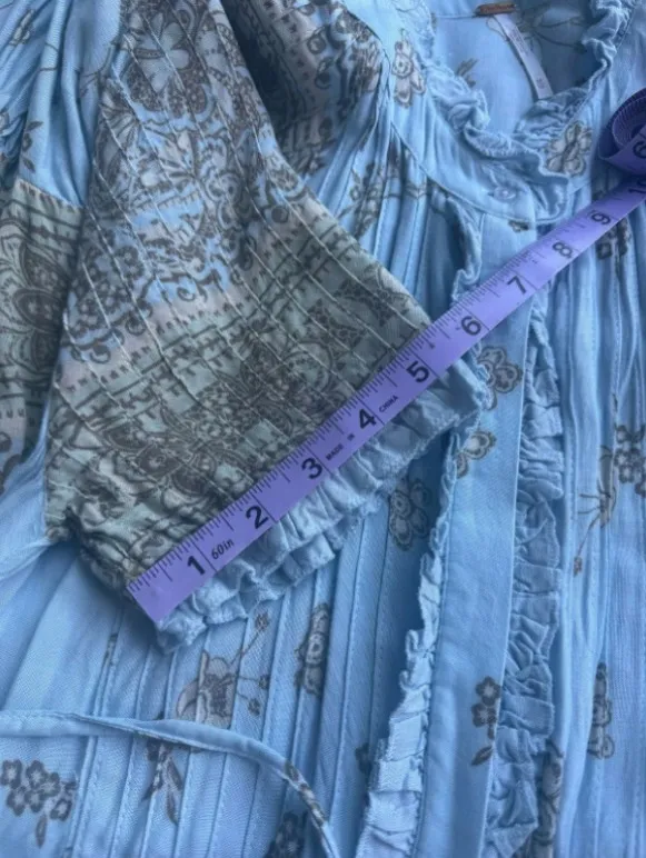 Free People Blue Dress size M - Image 8