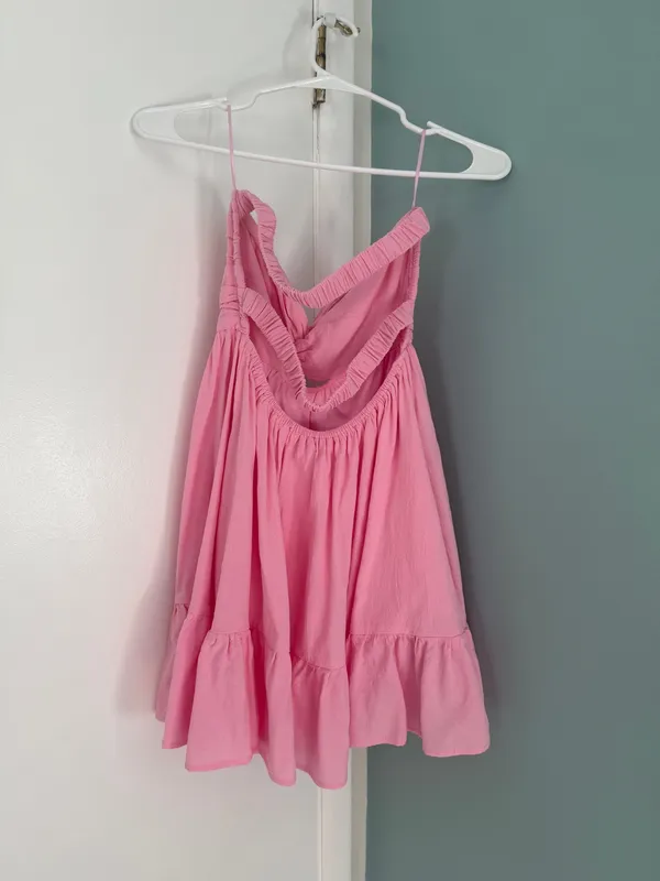 Cotton Candy LA pink strapless mini dress - Image 5