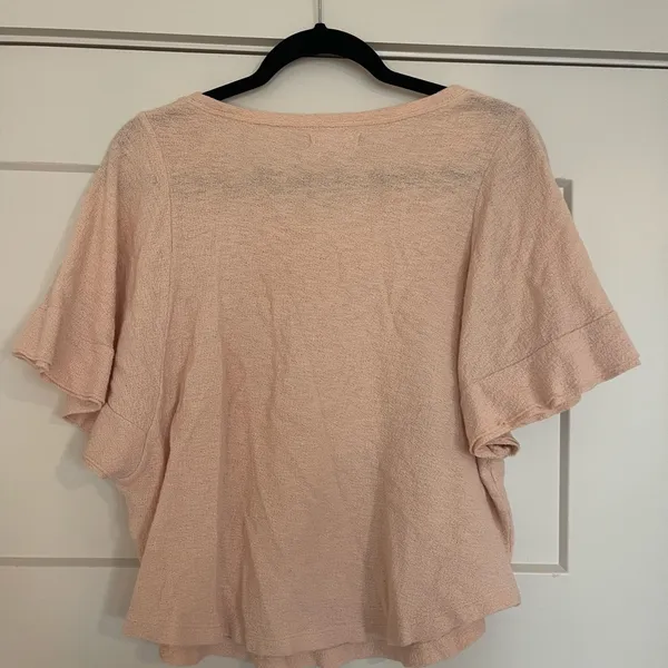 Madewell Light Pink Short Sleeve Top - Image 2