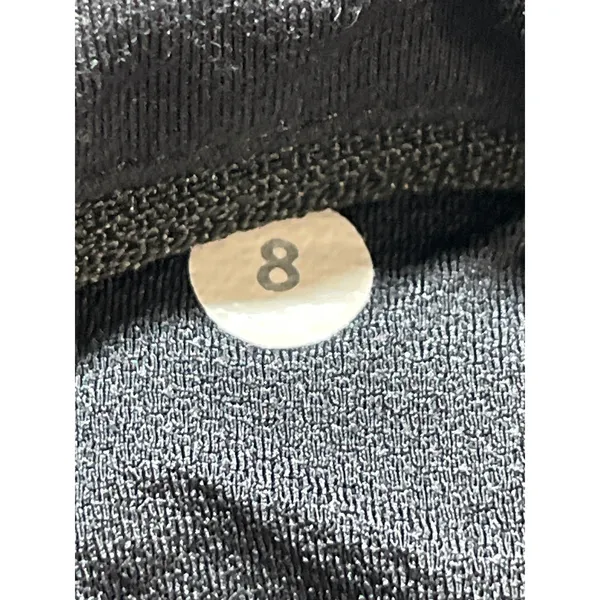 Lululemon Black High Rise Wide Leg Athletic Yoga Activewear Sports Shorts Size 8 - Image 4