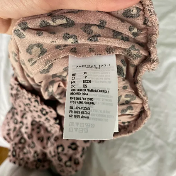 American Eagle Cheetah Off The Shoulder Top - Image 6