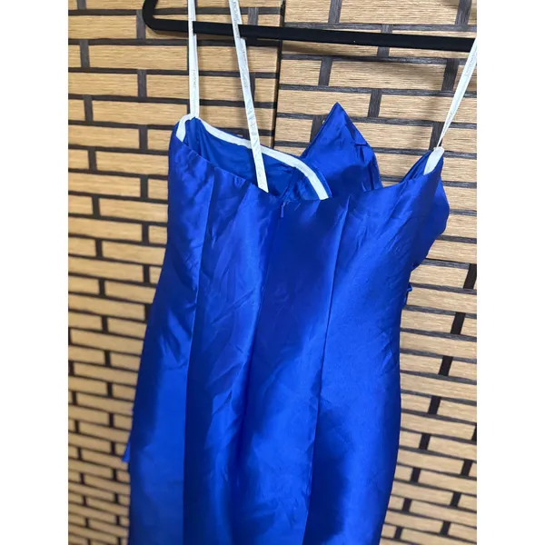 Tony Bowls Blue Strapless Formal Dress Size 12‎ - Image 5