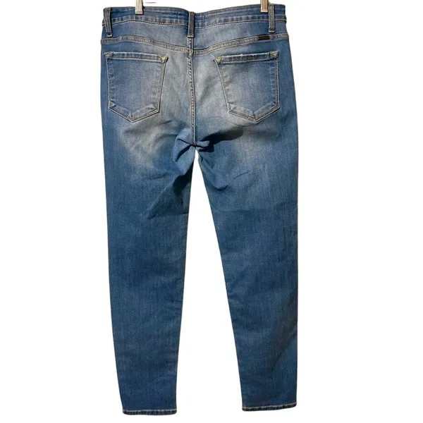 KanCan Los Angeles Distressed Light Wash Skinny Blue Jeans Denim - Image 4
