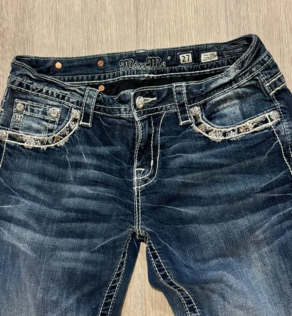Miss Me Boot Cut Jeans - Image 2