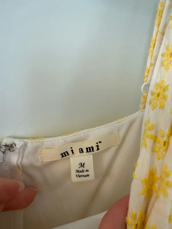 Miami Yellow flower dress - Image 4