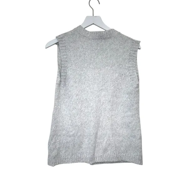 NWT Petal + Pup Knit Sweater Vest Light Gray Size XS/S - Image 8