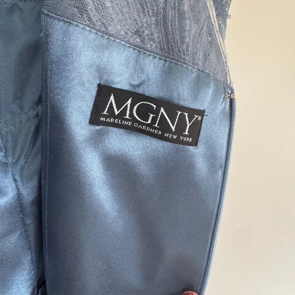 MoB Mother of the Groom Slate Blue Evening Dress MGNY - Image 8
