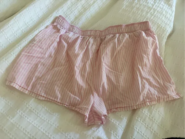 Victoria's Secret Pink & White Striped Sleep Shorts - Image 5