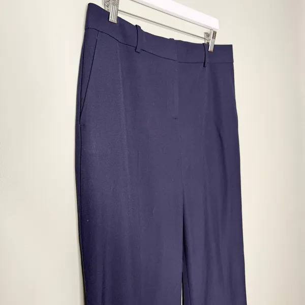 NWT Ann Taylor The Trouser in Seamless Stretch Curvy Fit Pants Navy Blue Size 10 - Image 5