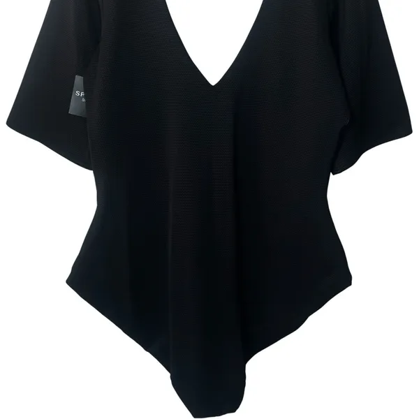 NEW SPANX Piqué Shaping One Piece Rashguard Swimsuit Coastal Resort Comfort 3X - Image 8