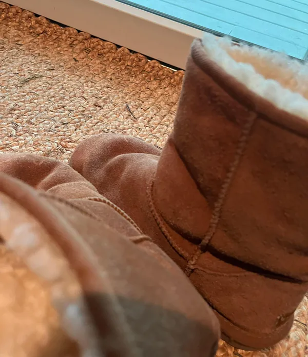 Tan Bow Tie Boots Brown Size 8 - Image 2