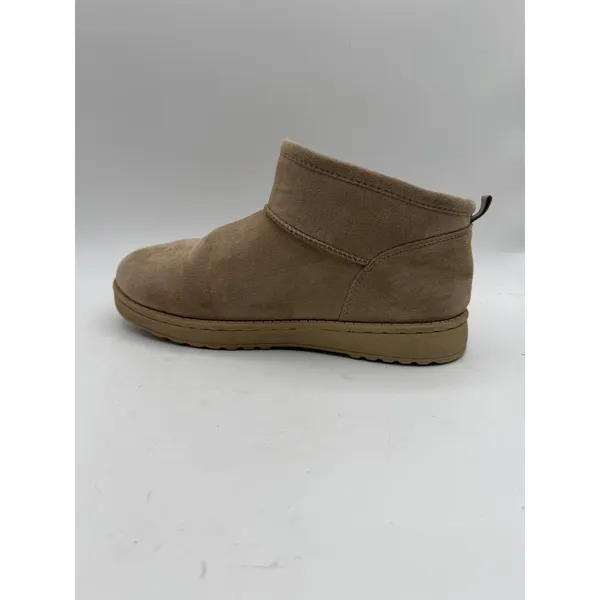 White Mountain Booties Faux Fur Lined Ankle Boots Women's 10 Brown Winter Cozy - Image 4