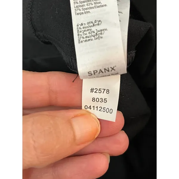 Spanx Classic Twill Ready to Wow Legging Pants Black Large High Rise Skinny New - Image 16