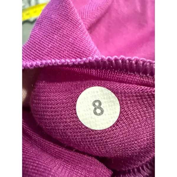 Lululemon Wild Tank Top Magenta Purple‎ Strappy Mesh V-Neck Yoga Camisole Size 8 - Image 6