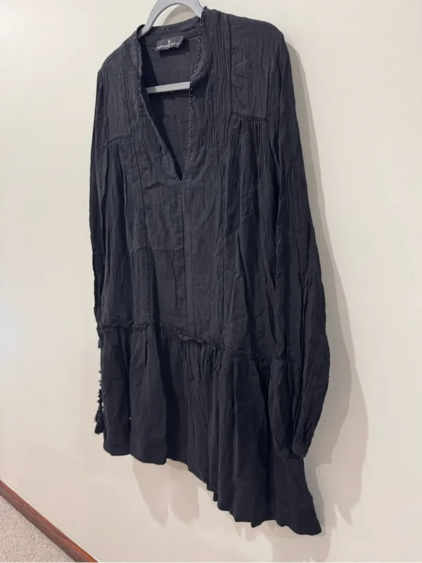 Pomander Place by Tuckernuck Women's Ophelia Dress Black Size Large - Image 4