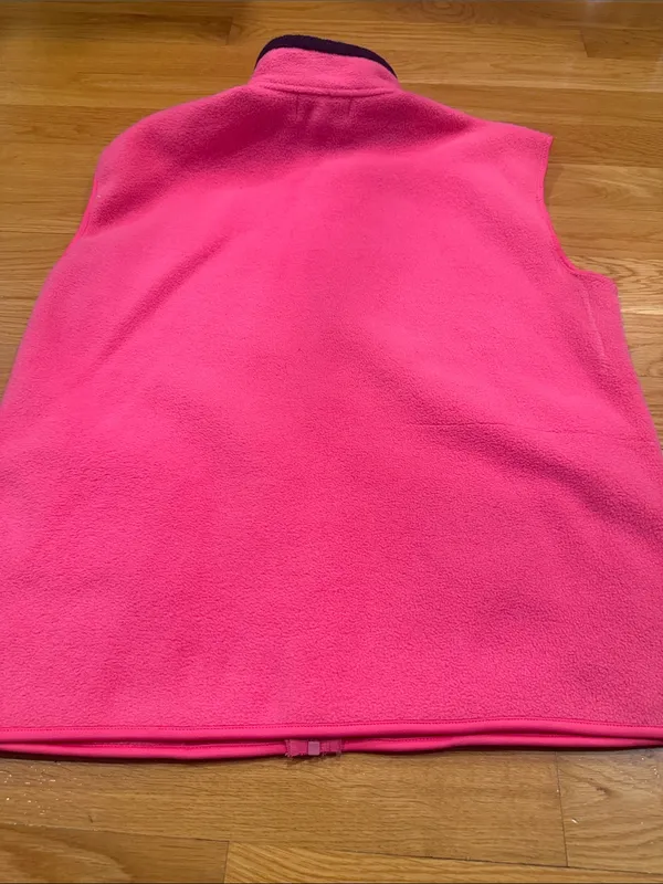 GoGo sports fleece hot pink cape cod women’s vest size large . - Image 6