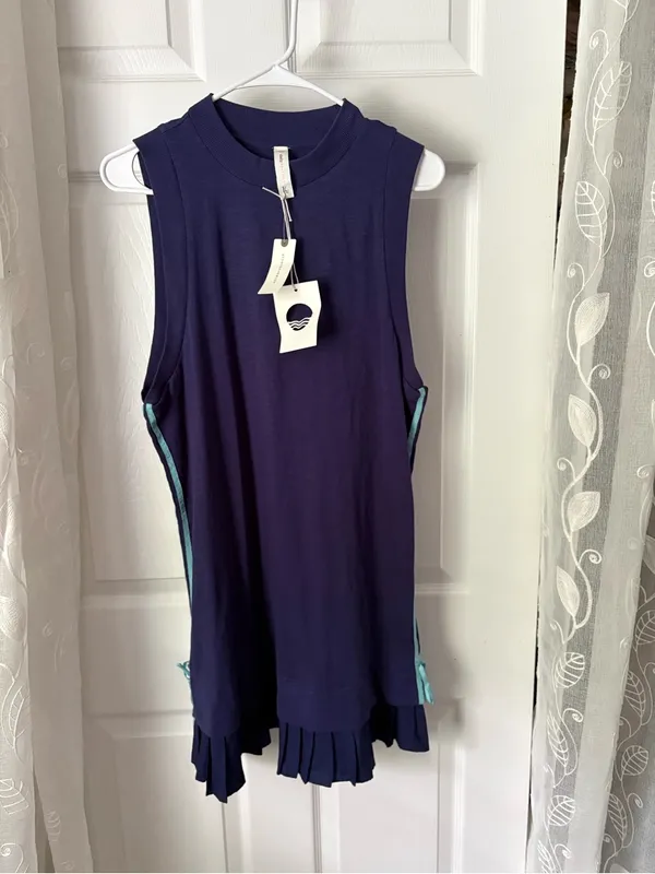 New Anthropologie Daily Practice Layer Up mini dress size S NWT cotton - Image 2
