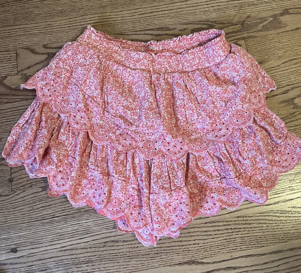 American Eagle S Pink Floral Skort/Skirt - Image 2