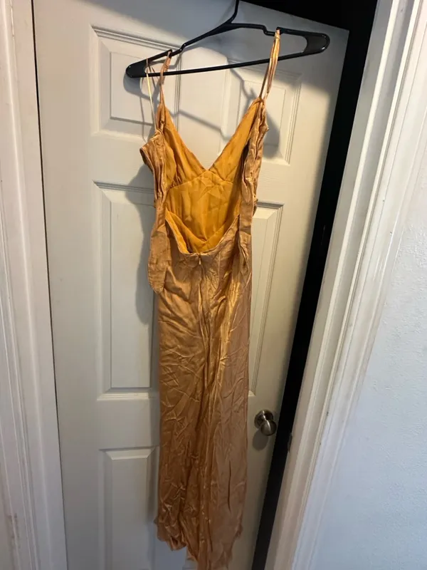 Bardot Malinda Satin Backless Midi Dress - Image 4