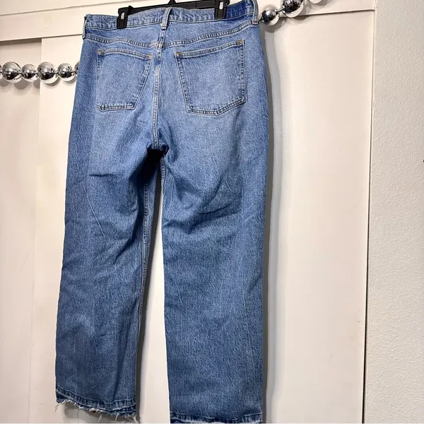 Abercrombie Vintage Comfort Stretch Low Rise Baggy Jeans Curve Love Medium Wash - Image 8
