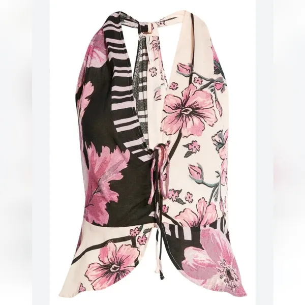NWT FREE PEOPLE Hot Tropics Top SIZE L - Image 6